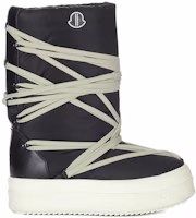 Moncler x RICK OWENS/RO 圓頭繫帶厚底 短筒 雪地靴 男款 黑色 Order Moncler x RICK OWENS/RO 圓頭繫帶厚底 短筒 雪地靴 男款 黑色