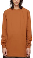 Rick Owens Oversized Orange Crewneck Long Sleeve Sweatshirt RU01D3280BA-53 Rick Owens Oversized Orange Crewneck Long Sleeve Sweatshirt RU01D3280BA-53