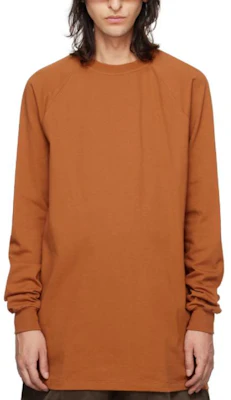 Rick Owens Oversized Orange Crewneck Long Sleeve Sweatshirt RU01D3280BA-53 Buy Rick Owens Oversized Orange Crewneck Long Sleeve Sweatshirt RU01D3280BA-53