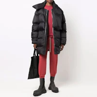 Lookbook RICK OWENS 男裝單色寬鬆羽絨外套 RU02A5741NZ-D3
