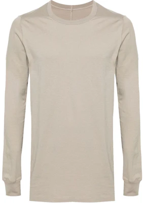 Rick Owens Pearl Gray Slim-Fit Crewneck Pullover Sweatshirt Long Sleeve RU01D3266JA-08 Buy Rick Owens Pearl Gray Slim-Fit Crewneck Pullover Sweatshirt Long Sleeve RU01D3266JA-08
