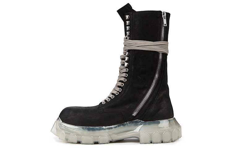 Rick Owens Performa Mega Bozo Boots 'Black' 圖 2