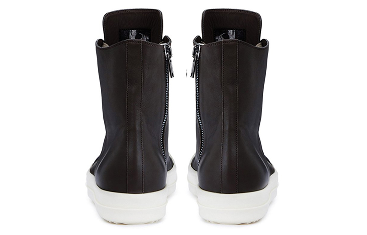 Shop Rick Owens Phlegethon High 'Hitam Putih' RU21S6890LPO-911
