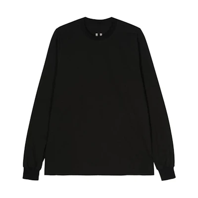 Rick Owens Plain Pullover Crewneck Long-Sleeve Sweatshirt Black RU01D3277BA-09