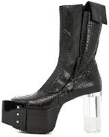 Rick Owens Platform High-Heeled Ankle Boots 'Black' RR01B1827LPYBX-090 Rick Owens Platform High-Heeled Ankle Boots 'Black' RR01B1827LPYBX-090