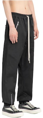 Rick Owens RO 黑色寬鬆抽繩運動長褲 RU02C7370TE-09 Shop Rick Owens RO 黑色寬鬆抽繩運動長褲 RU02C7370TE-09