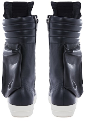 Rick Owens RO 'Black Semi-Gloss Finish' RU02B2899LPO-91 Shop Rick Owens RO 'Black Semi-Gloss Finish' RU02B2899LPO-91