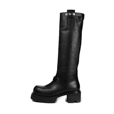 Rick Owens RO Bozo High-Top Boots 'Black Wax Matte'