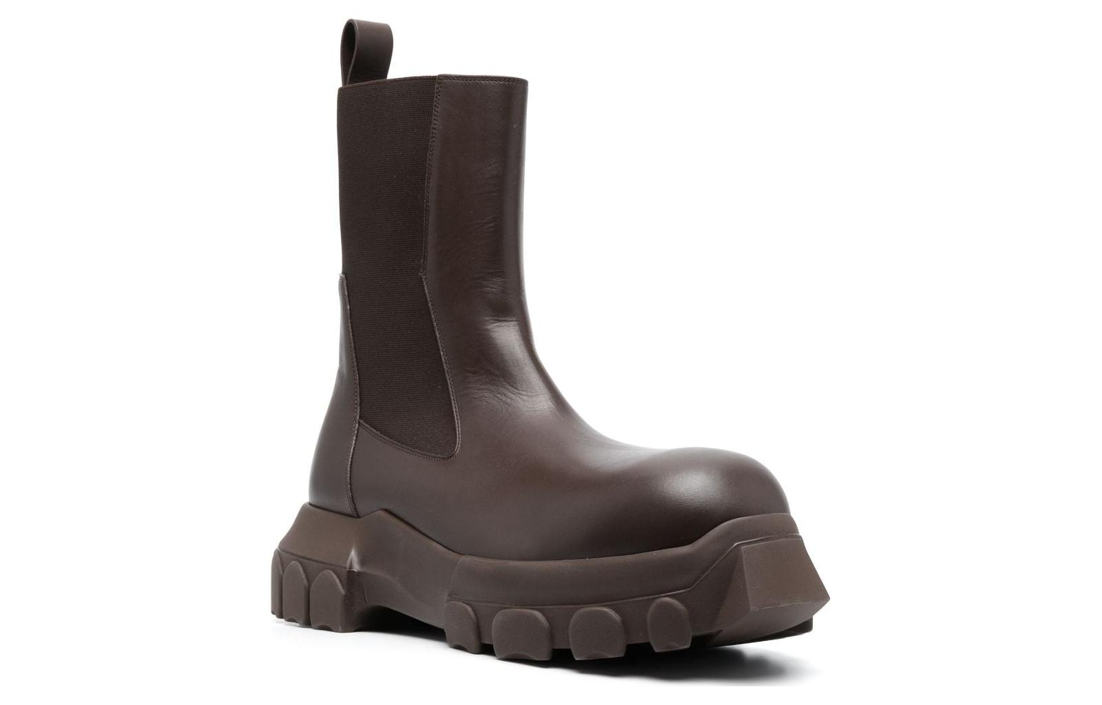 Rick Owens RO Chelsea Boot 'Brown' 圖 3