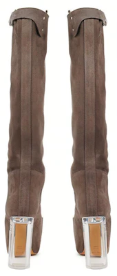 RICK OWENS/RO Crsta 絨面 高筒靴 灰色 Shop RICK OWENS/RO Crsta 絨面 高筒靴 灰色