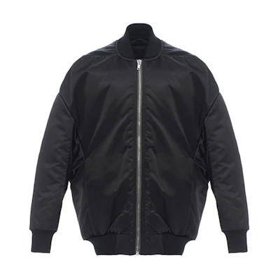 Rick Owens RO Dark Baseball Jacket with Zipper - Unisex RR02A5701-NB-09