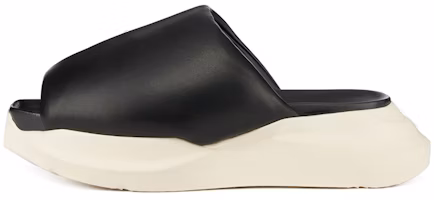 Rick Owens RO Geth Slide 'Black Leather' RU01C4817LLP-91 Rick Owens RO Geth Slide 'Black Leather' RU01C4817LLP-91