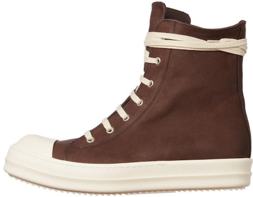 Rick Owens RO High-Top 'Simple Comfort Brown Leather' RU02C7890LWN4-11 Buy Rick Owens RO High-Top 'Simple Comfort Brown Leather' RU02C7890LWN4-11