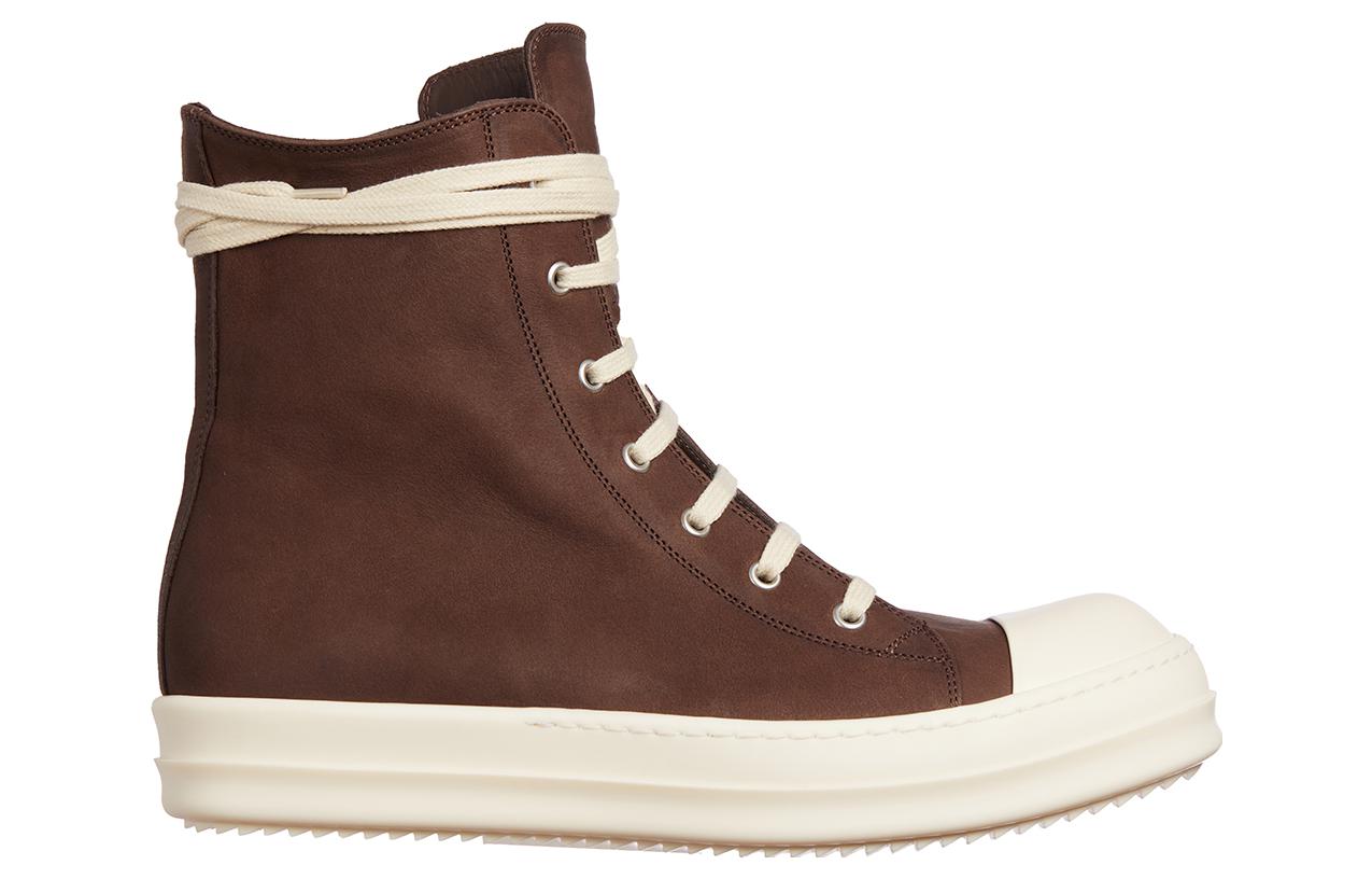 Rick Owens RO High-Top 'Simple CMFT Brown Leather' 圖 2