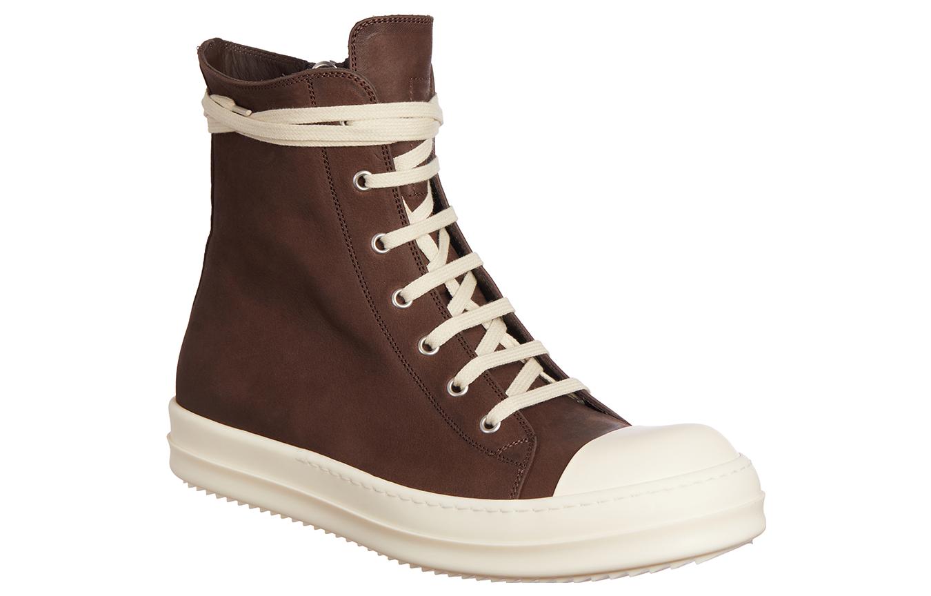 Rick Owens RO High-Top 'Simple CMFT Brown Leather' 圖 3