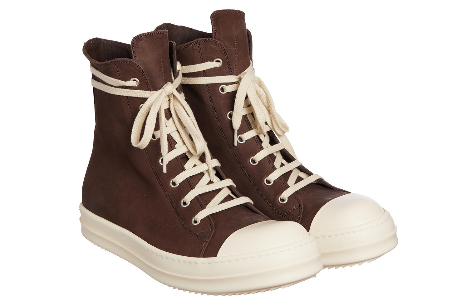 Rick Owens RO High-Top 'Simple CMFT Brown Leather' 圖 4