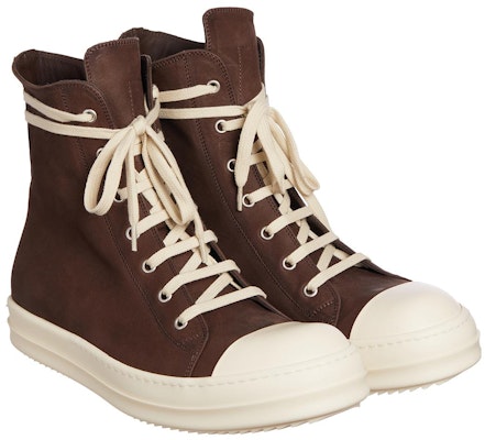 Rick Owens RO High-Top 'Simple Comfort Brown Leather' RU02C7890LWN4-11 Shop Rick Owens RO High-Top 'Simple Comfort Brown Leather' RU02C7890LWN4-11