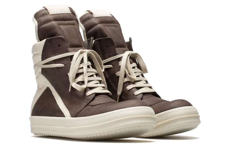 Rick Owens RO High-Top Sneaker 'Brown Leather' 圖 2