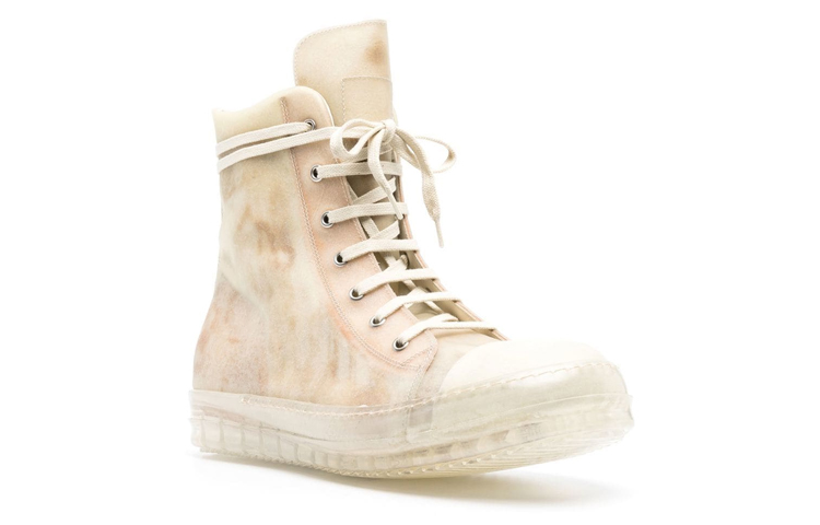 Rick Owens RO High-Top Zip 'Beige' 圖 2