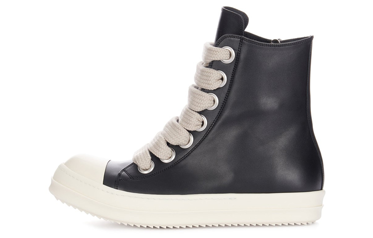 Rick Owens RO Leather High-Top 'Black Grain' RR01C4892LPOW2-911