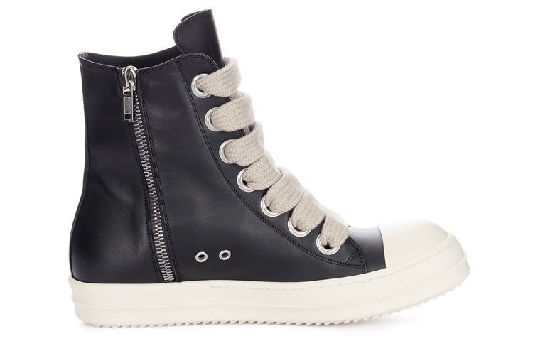 Order Rick Owens RO High-Top Kulit 'Black Grain' RR01C4892LPOW2-911