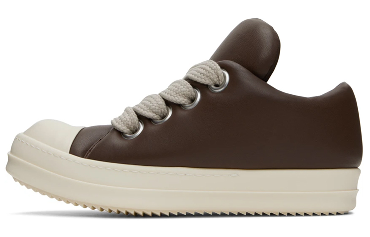 Rick Owens RO Leather Low 'Brown Fashion Strap'