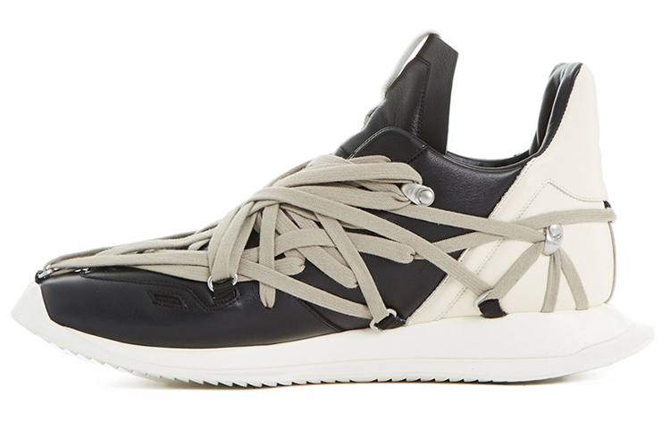 Rick Owens RO Megalaced 'Black White' RU02A5812LPO-9111