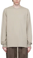 Rick Owens RO Oversized Crewneck Sweatshirt Gray Long Sleeve RU02C7277BA-08 Rick Owens RO Oversized Crewneck Sweatshirt Gray Long Sleeve RU02C7277BA-08