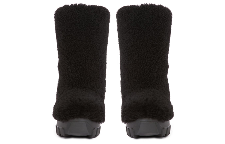 Rick Owens RO Palinoro Short Boots 'Curly Hair Texture Black' 圖 4