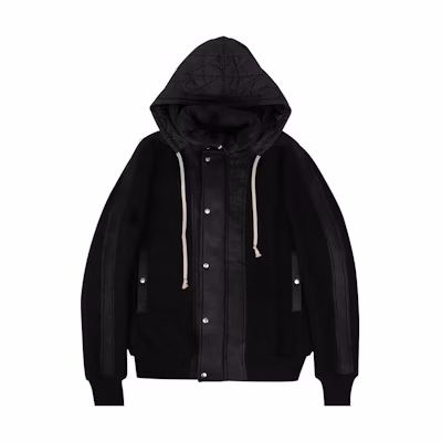 Rick Owens RO Panelled Hooded Jacket Long Sleeve RU19F4767WFMLBA-09