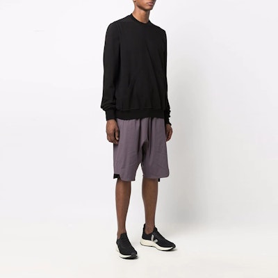 릭 오웬스 RO 골지 니트 크루넥 스웨트셔츠 블랙 DU02A3283RIG-09 Purchase 릭 오웬스 RO 골지 니트 크루넥 스웨트셔츠 블랙 DU02A3283RIG-09