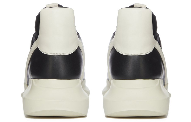 Rick Owens RO Runway 'Geth Low Full-Grain Leather Black White' 圖 4