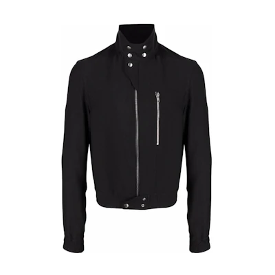Rick Owens/RO Solid Color Stand Collar Zip Jacket RU20S7795Y-09