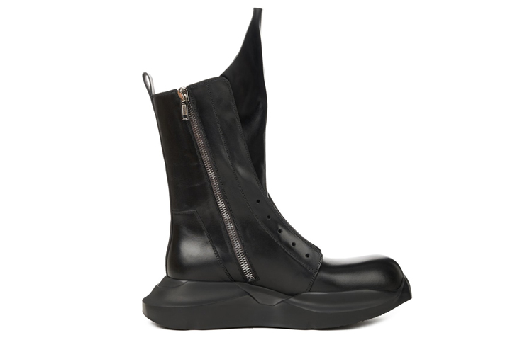 Rick Owens RO Strobe Geth Army 'Black Leather' 圖 2