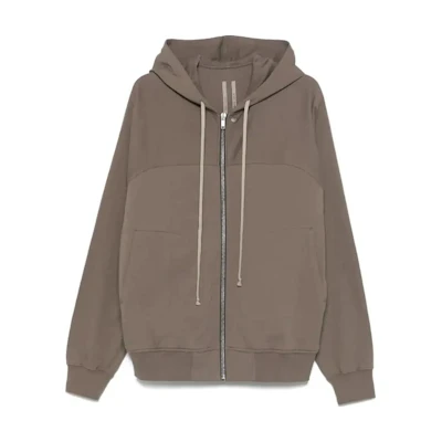 Rick Owens RO Tan Zipper Hoodie Jacket RU01E5241BA-34