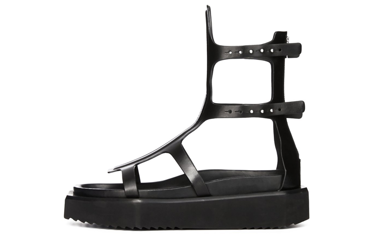 Rick Owens RO Turbo Cyclops Sandal 'Black Open-Toe' RU01C4871LE-09