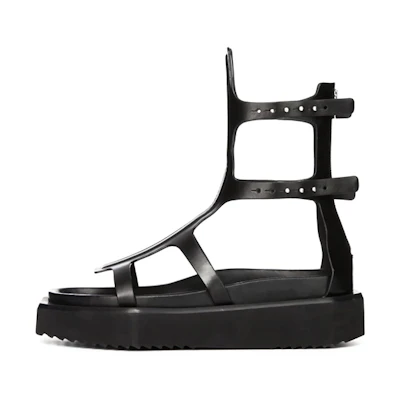 Rick Owens RO Turbo Cyclops Sandal 'Black Open-Toe'