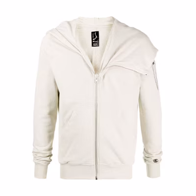 Rick Owens RO Zipped Sweatshirt Off-White CM20S0016215088-08