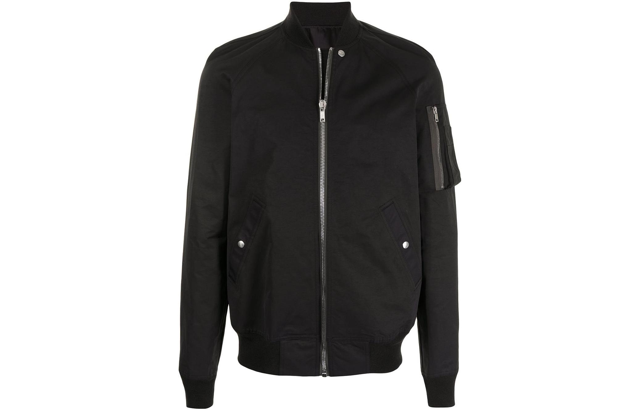 Rick Owens RO Zipper Long Sleeve Fashion Jacket RU21S6793MU09