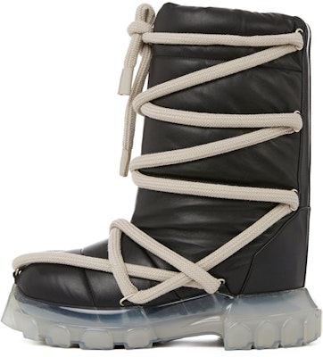 RICK OWENS 小羊皮時尚短靴 黑色 Buy RICK OWENS 小羊皮時尚短靴 黑色