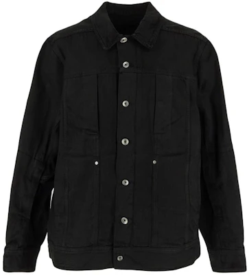 Jaket Hitam Lengan Panjang Rick Owens Single-Breasted Collared RR01D3704BW-99 Buy Jaket Hitam Lengan Panjang Rick Owens Single-Breasted Collared RR01D3704BW-99