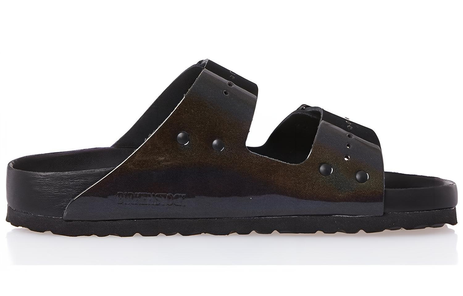Rick Owens Birkenstock Arizona X Iridescent 'Black' 圖 2