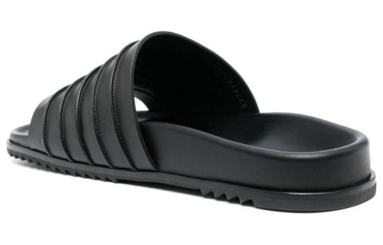 Rick Owens Slides 'Leather Black' 圖 3
