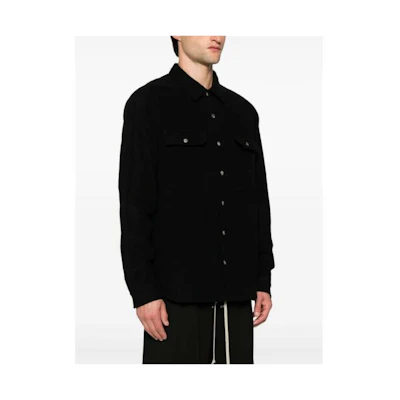 Rick Owens Slim Fit Single-Breasted Jacket Black RU02D6729WLD-09
