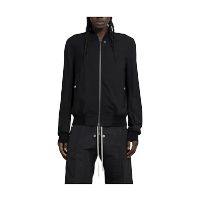 Rick Owens Slim Fit Zip Jacket Black RU01C4620WS-09