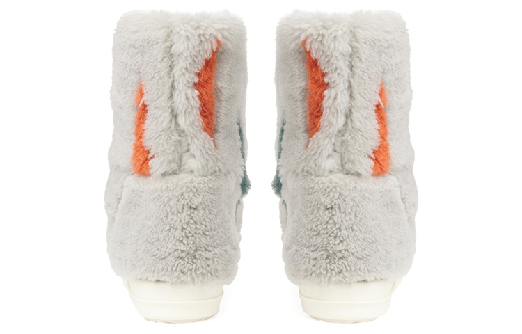 Rick Owens Slip-On Boots 'Grey Zebra Fur' 圖 4