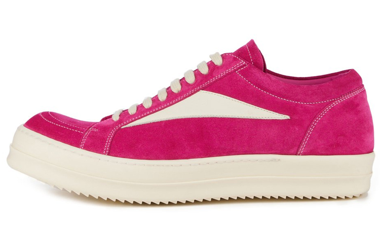 Rick Owens Sneaker 'Pink Full-Grain Leather'