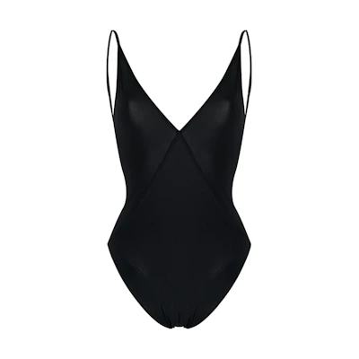 RICK OWENS Solid Backless Swimsuit Black RP01C5085W-09