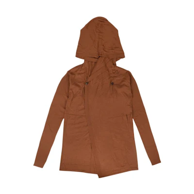Rick Owens Solid Color Oversized Hooded Jacket Orange RU19F4624 M 173