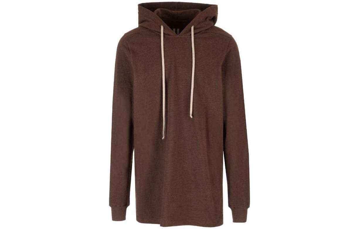 Rick Owens Solid Color Oversized Long-Sleeve Hoodie - RU02C7285BG-04